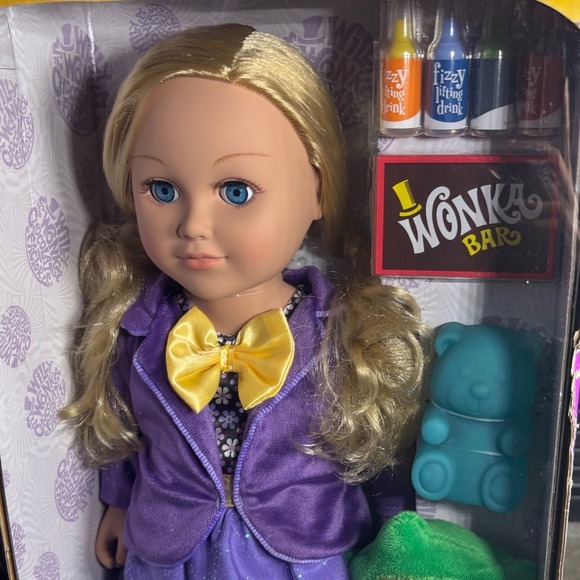 My Life As WILLY WONKA & THE CHOCOLATE FACTORY Blonde Hair 18" Doll GIFT NEW - Picture 3 of 11